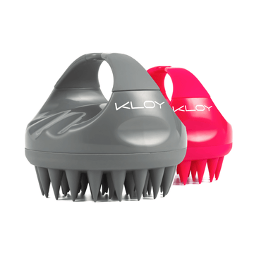 Combo of Kloy Hair Massage Brush - Grey & Red